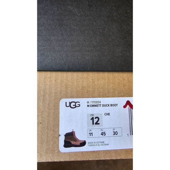 UGG Emmett Duck Boot in Chestnut. Size 12 Brand new with box. 100%authentic - Picture 14 of 14
